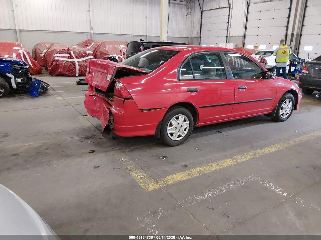 1HGES16345L017656 2005 HONDA CIVIC photo no. 4