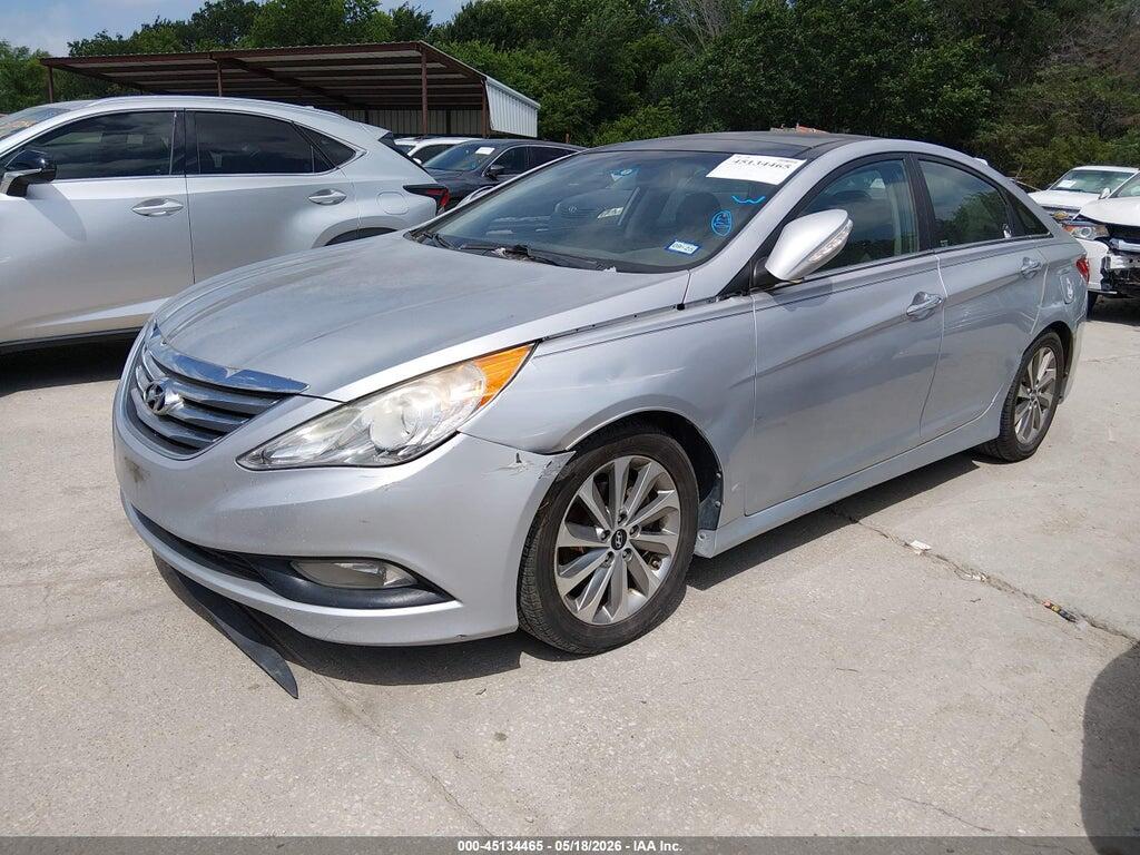 5NPEC4AC0EH869124 2014 HYUNDAI SONATA photo no. 2