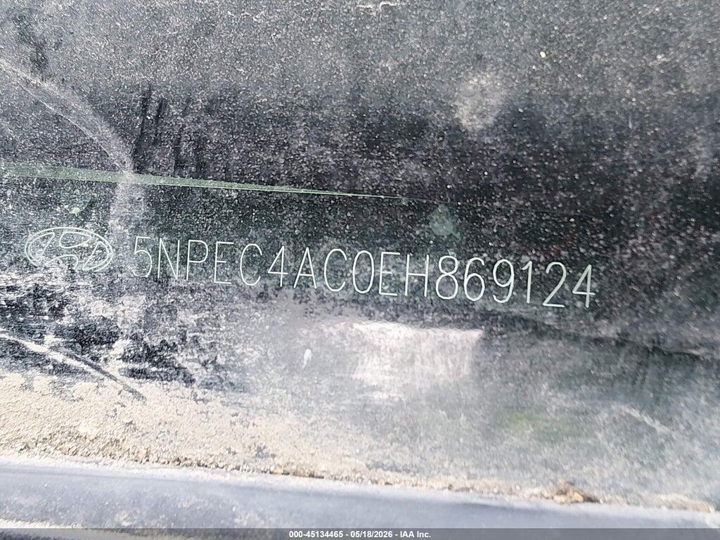 5NPEC4AC0EH869124 2014 HYUNDAI SONATA photo no. 9