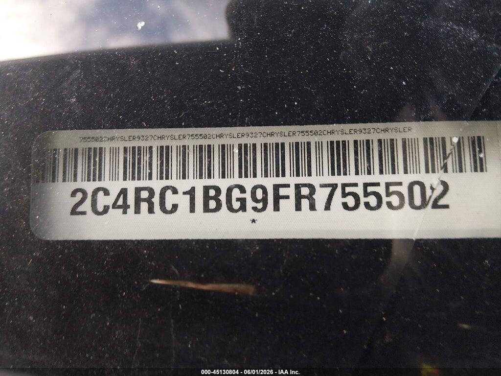 2C4RC1BG9FR755502 2015 CHRYSLER TOWN & COUNTRY photo no. 9