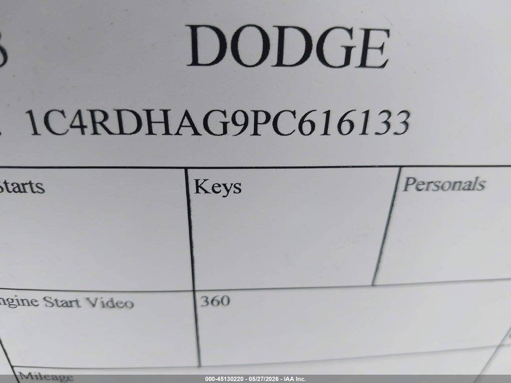 1C4RDHAG9PC616133 2023 DODGE DURANGO photo no. 9