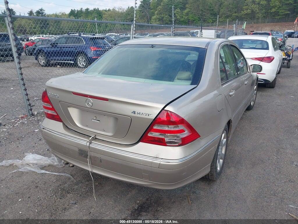 WDBRF84J75F615428 2005 MERCEDES-BENZ C 320 photo no. 4