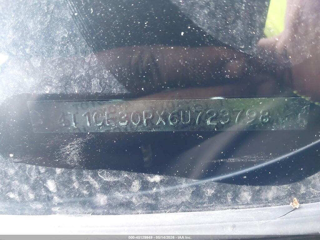 4T1CE30PX6U723798 2006 TOYOTA CAMRY SOLARA photo no. 12