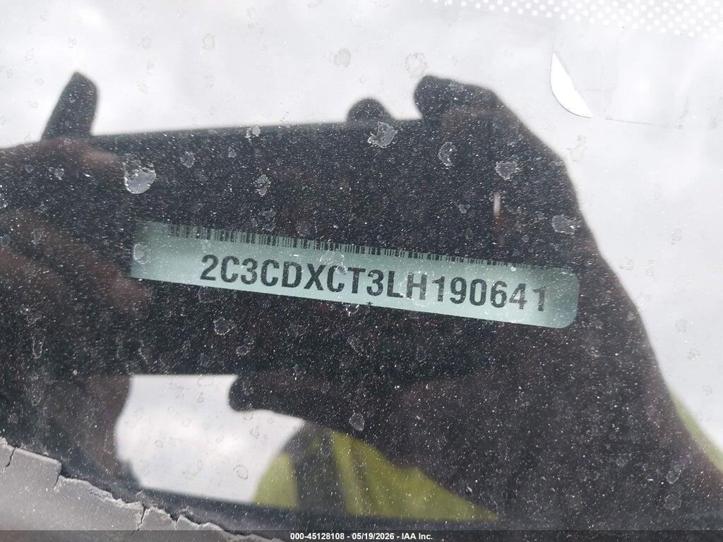 2C3CDXCT3LH190641 2020 DODGE CHARGER photo no. 9