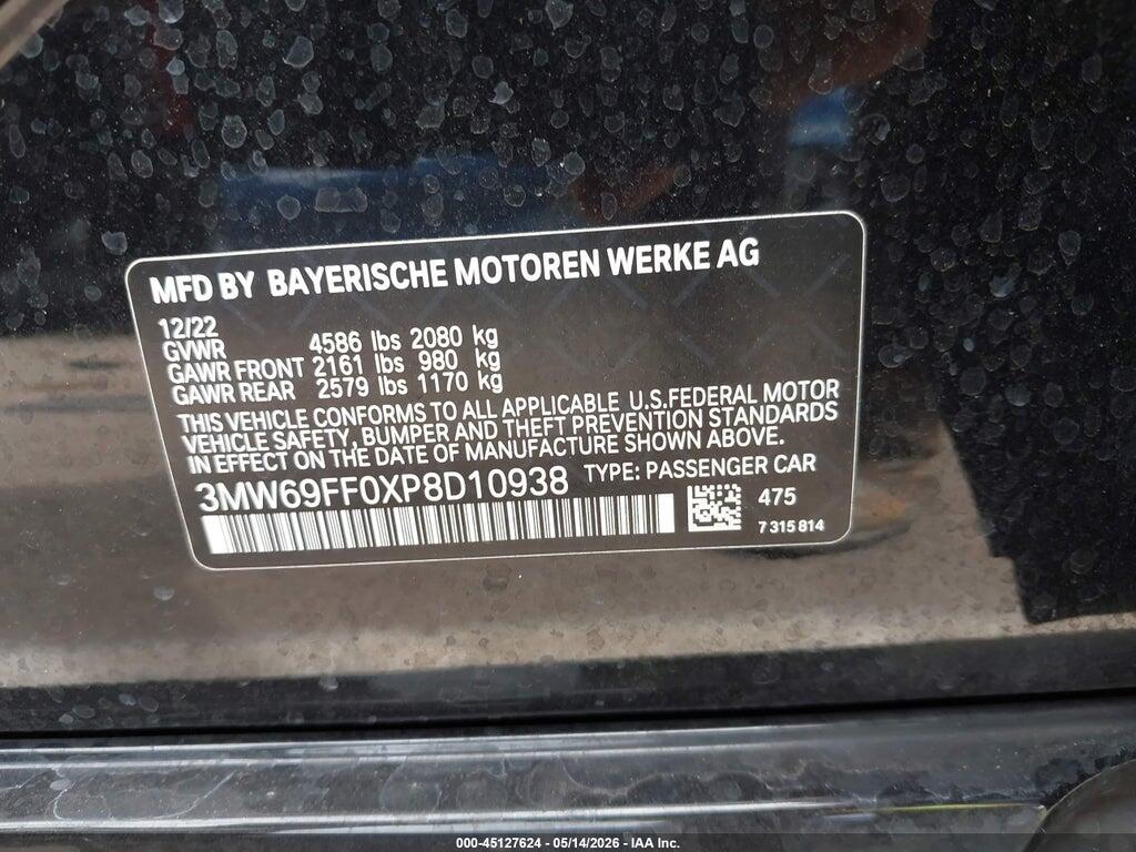 3MW69FF0XP8D10938 2023 BMW 330I photo no. 9