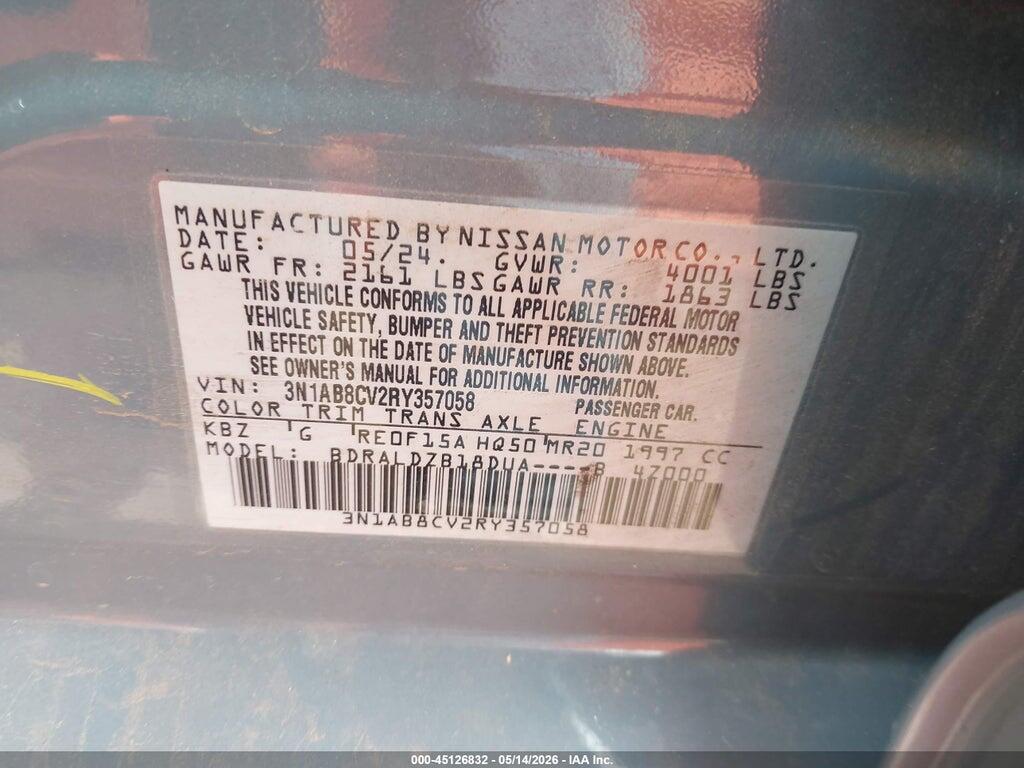 3N1AB8CV2RY357058 2024 NISSAN SENTRA photo no. 9