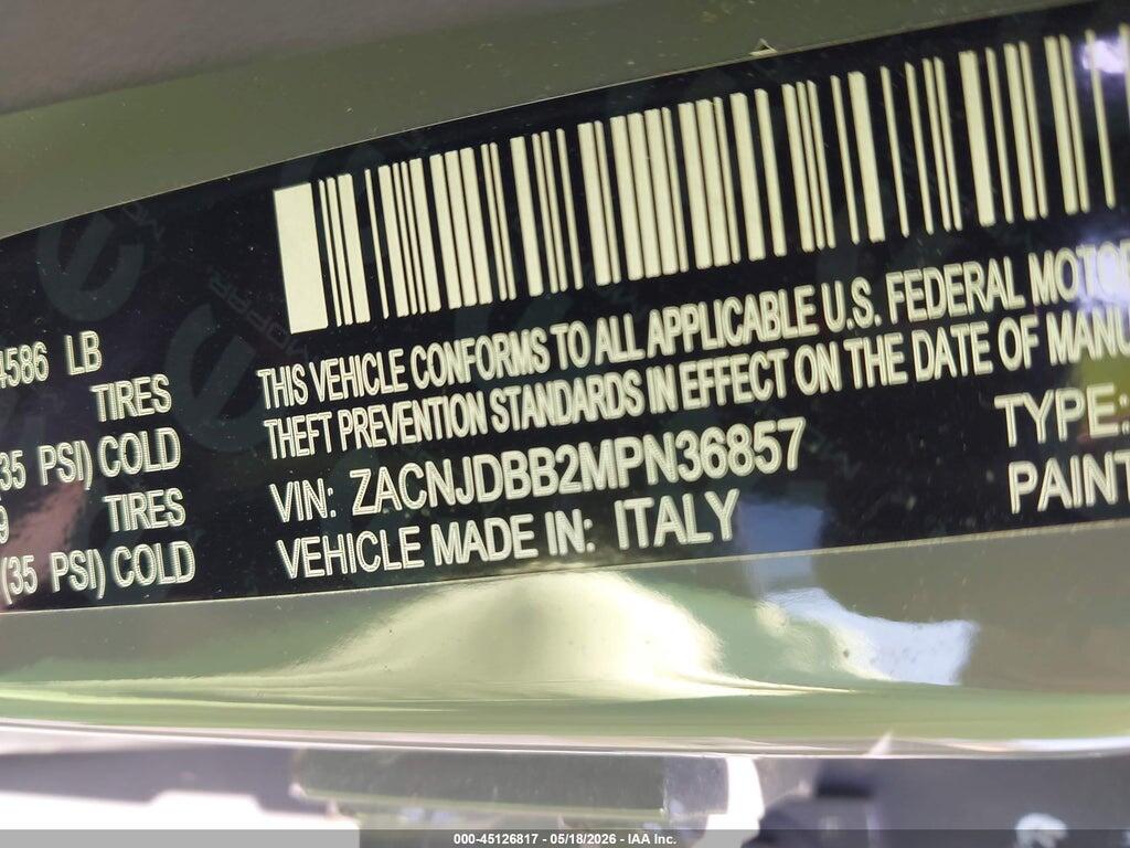 ZACNJDBB2MPN36857 2021 JEEP RENEGADE photo no. 9