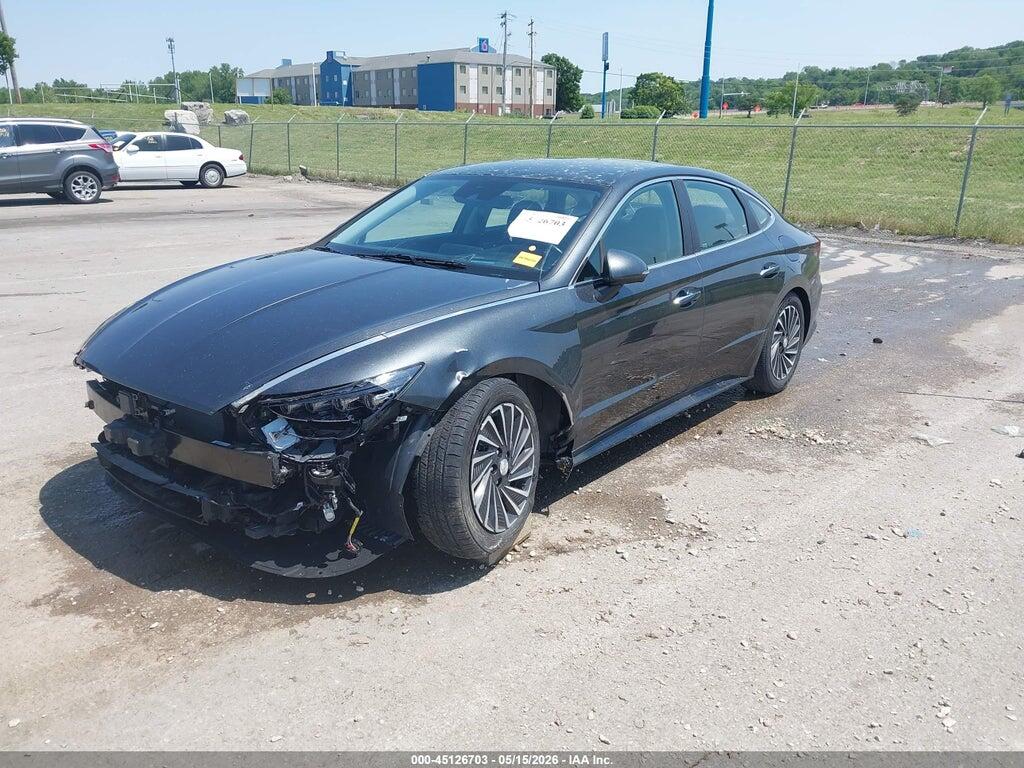 KMHL54JJ3NA045525 2022 HYUNDAI SONATA HYBRID photo no. 2