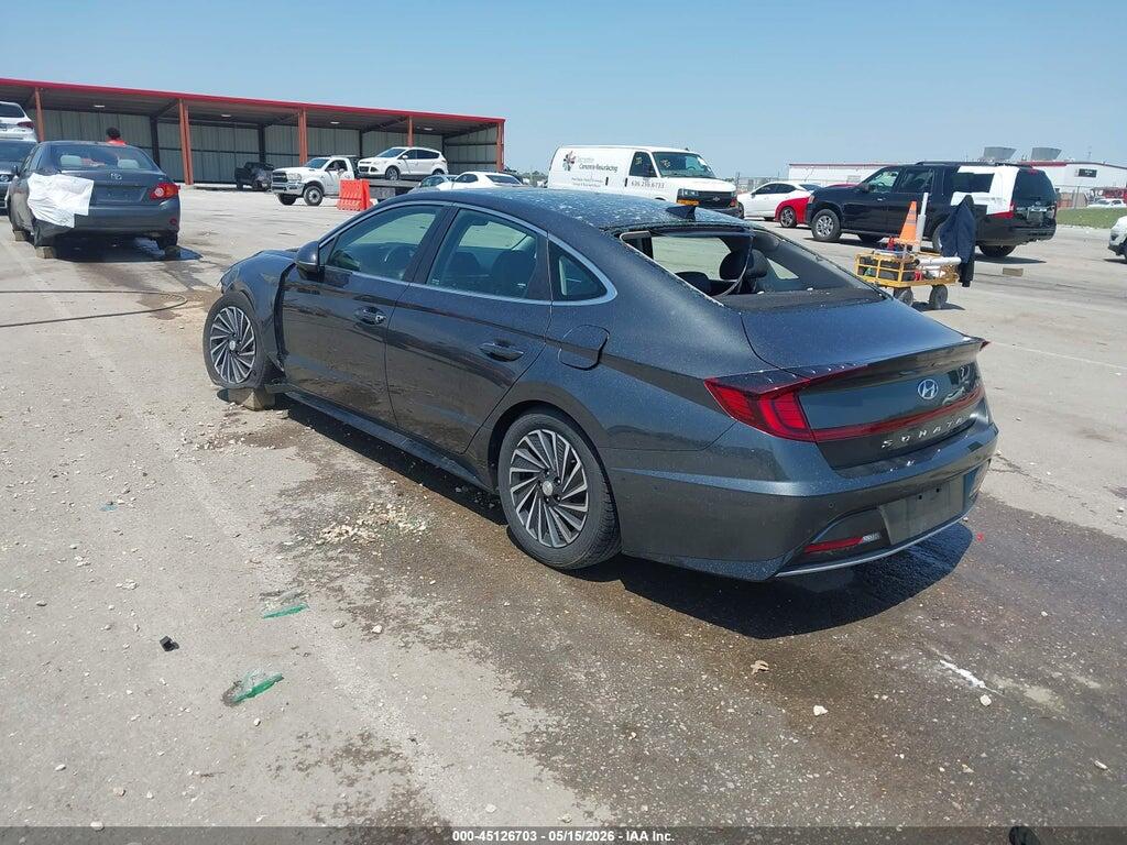 KMHL54JJ3NA045525 2022 HYUNDAI SONATA HYBRID photo no. 3