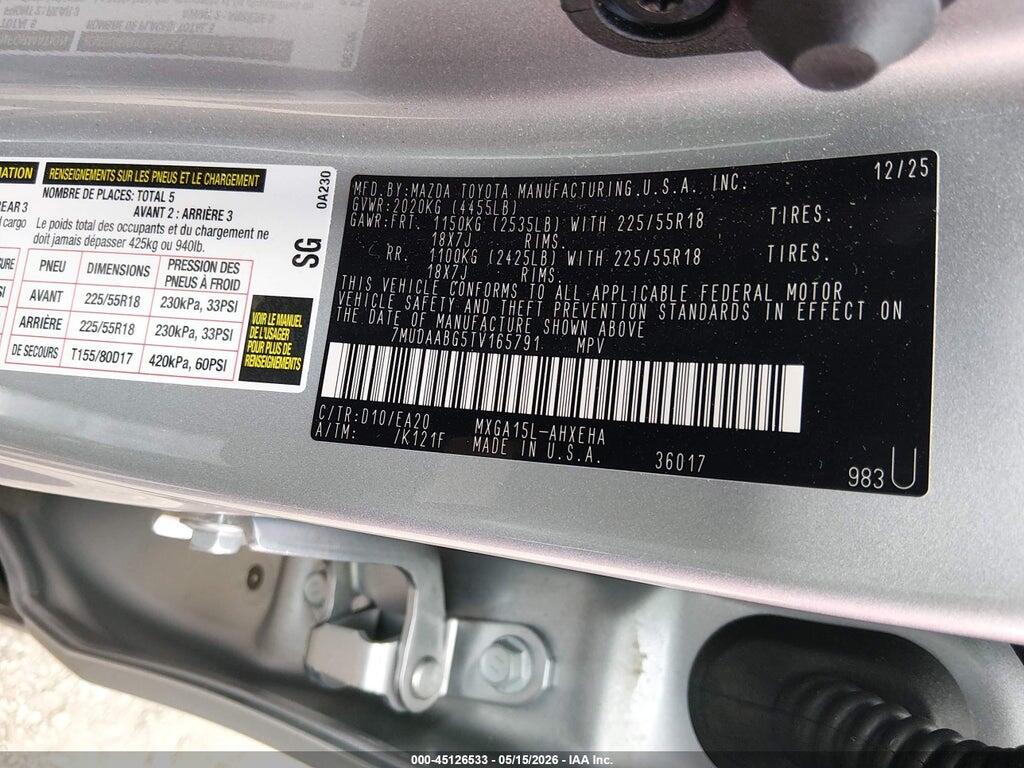 7MUDAABG5TV165791 2026 TOYOTA COROLLA CROSS photo no. 9