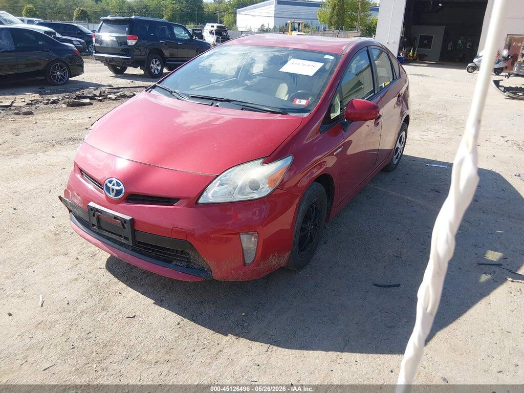 JTDKN3DUXD1731544 2013 TOYOTA PRIUS photo no. 2