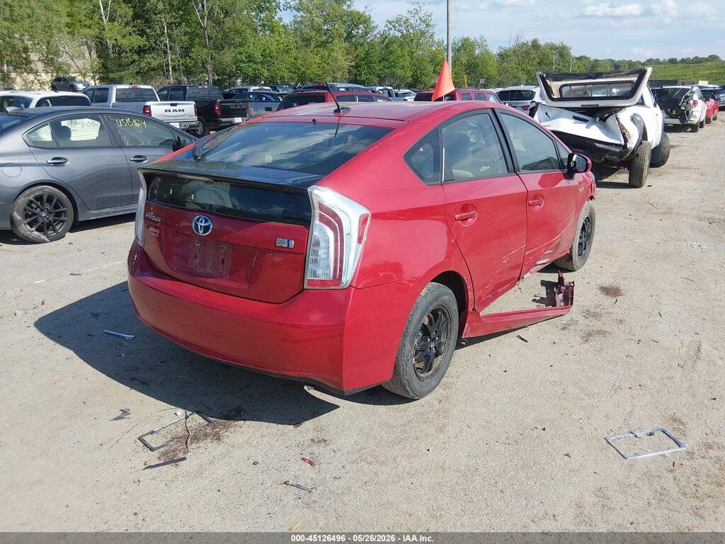 JTDKN3DUXD1731544 2013 TOYOTA PRIUS photo no. 4