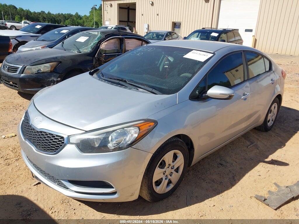 KNAFX4A66G5534081 2016 KIA FORTE photo no. 2