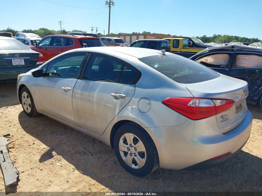 KNAFX4A66G5534081 2016 KIA FORTE photo no. 3