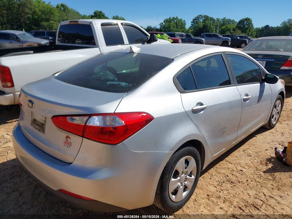 KNAFX4A66G5534081 2016 KIA FORTE photo no. 4