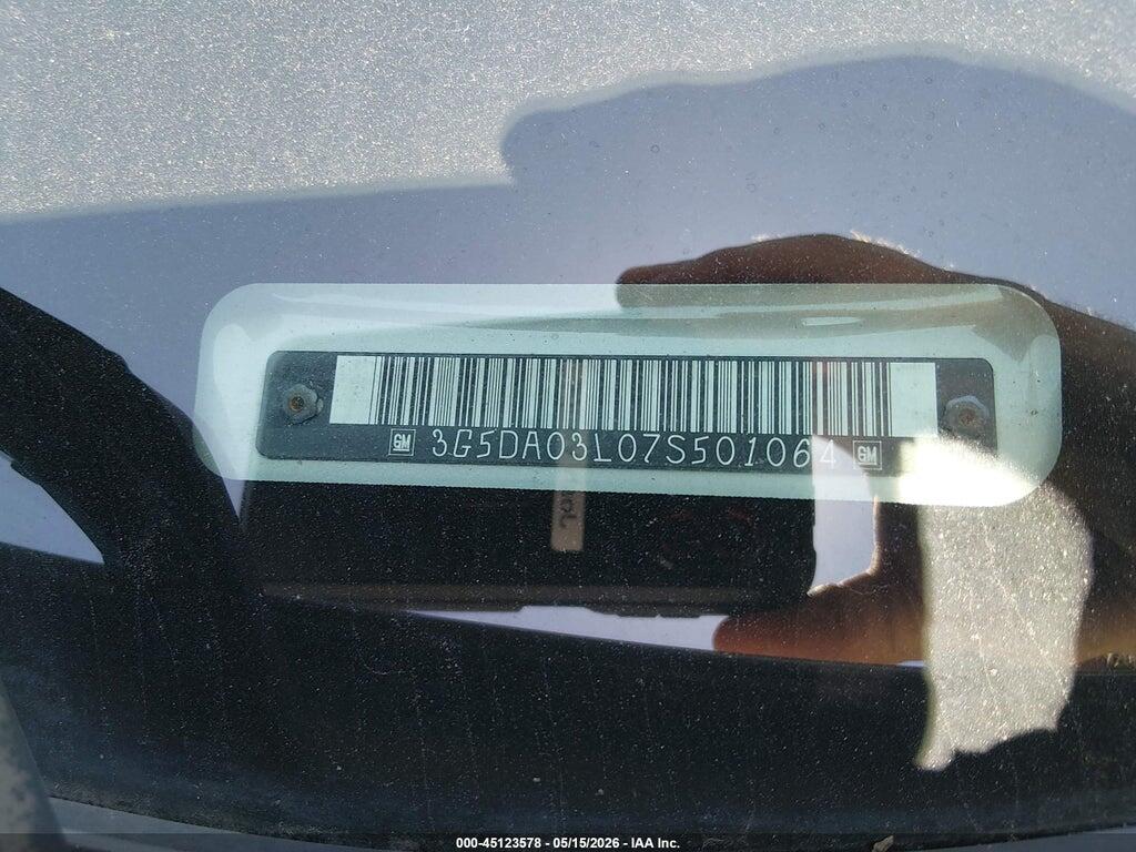 3G5DA03L07S501064 2007 BUICK RENDEZVOUS photo no. 9