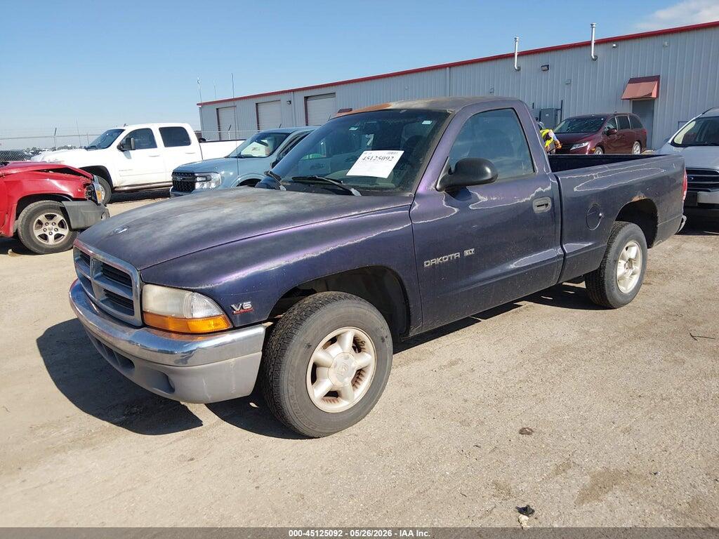 1B7FL26X7WS611867 1998 DODGE DAKOTA photo no. 2