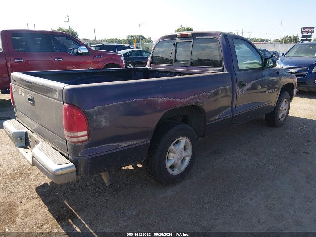 1B7FL26X7WS611867 1998 DODGE DAKOTA photo no. 4