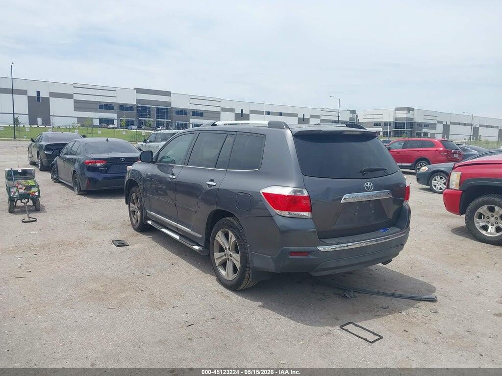 5TDYK3EH0CS079894 2012 TOYOTA HIGHLANDER photo no. 3