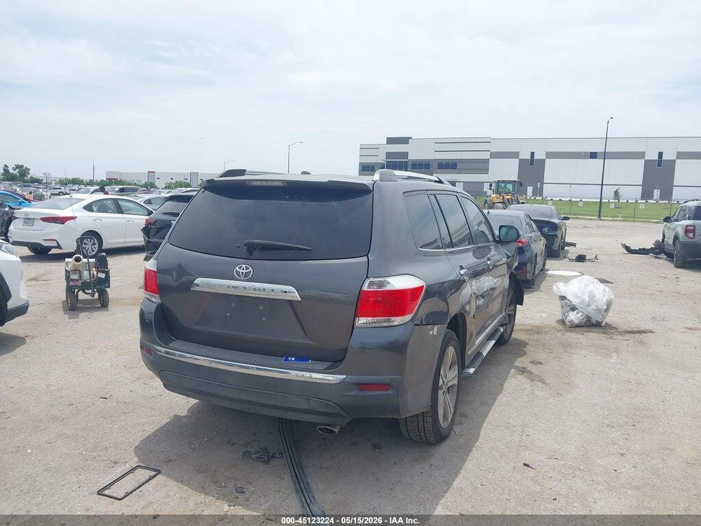 5TDYK3EH0CS079894 2012 TOYOTA HIGHLANDER photo no. 4