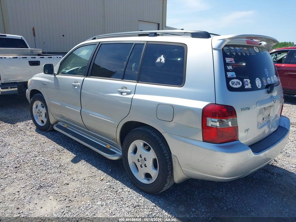 JTEDP21A850076536 2005 TOYOTA HIGHLANDER photo no. 3