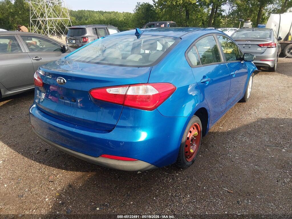 KNAFX4A63F5344897 2015 KIA FORTE photo no. 4