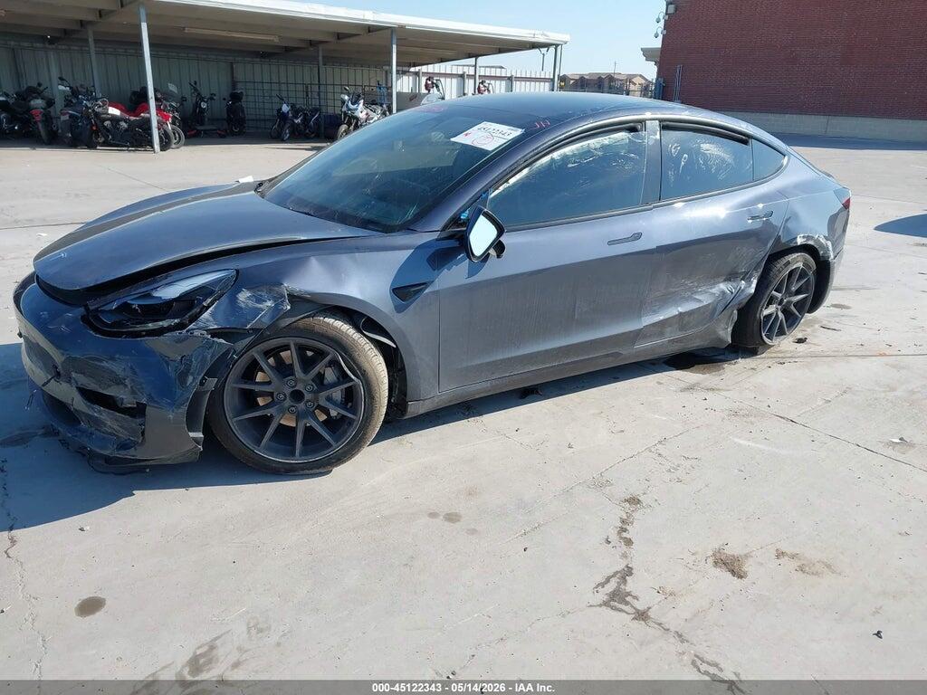 5YJ3E1EA1PF582398 2023 TESLA MODEL 3 photo no. 2