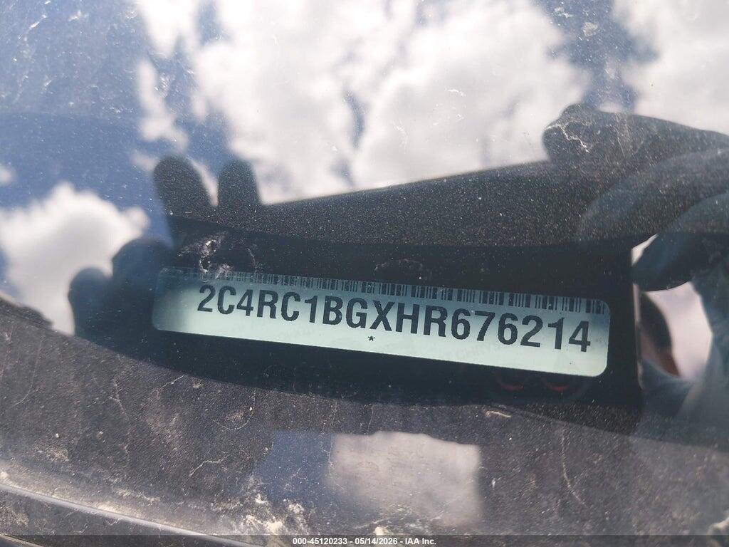 2C4RC1BGXHR676214 2017 CHRYSLER PACIFICA photo no. 9