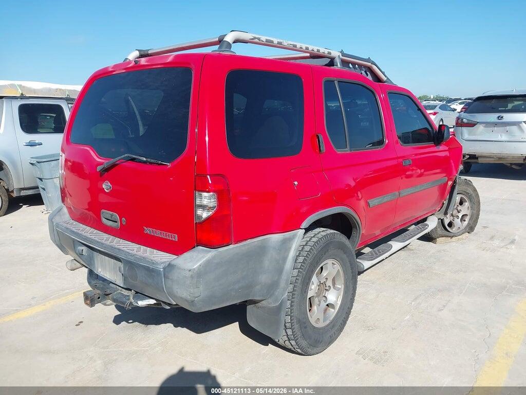 5N1ED28T11C537668 2001 NISSAN XTERRA photo no. 4
