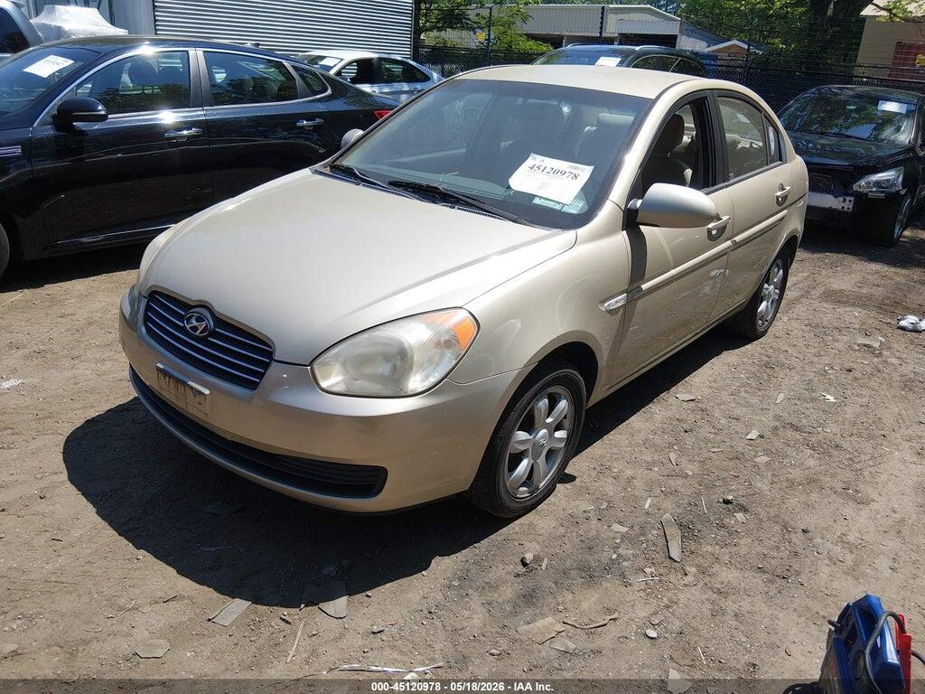 KMHCN46C87U104533 2007 HYUNDAI ACCENT photo no. 2