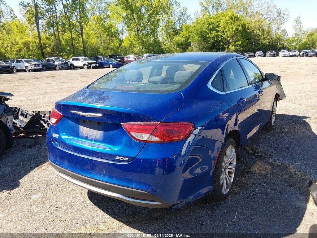 1C3CCCAB6GN162352 2016 CHRYSLER 200 photo no. 4