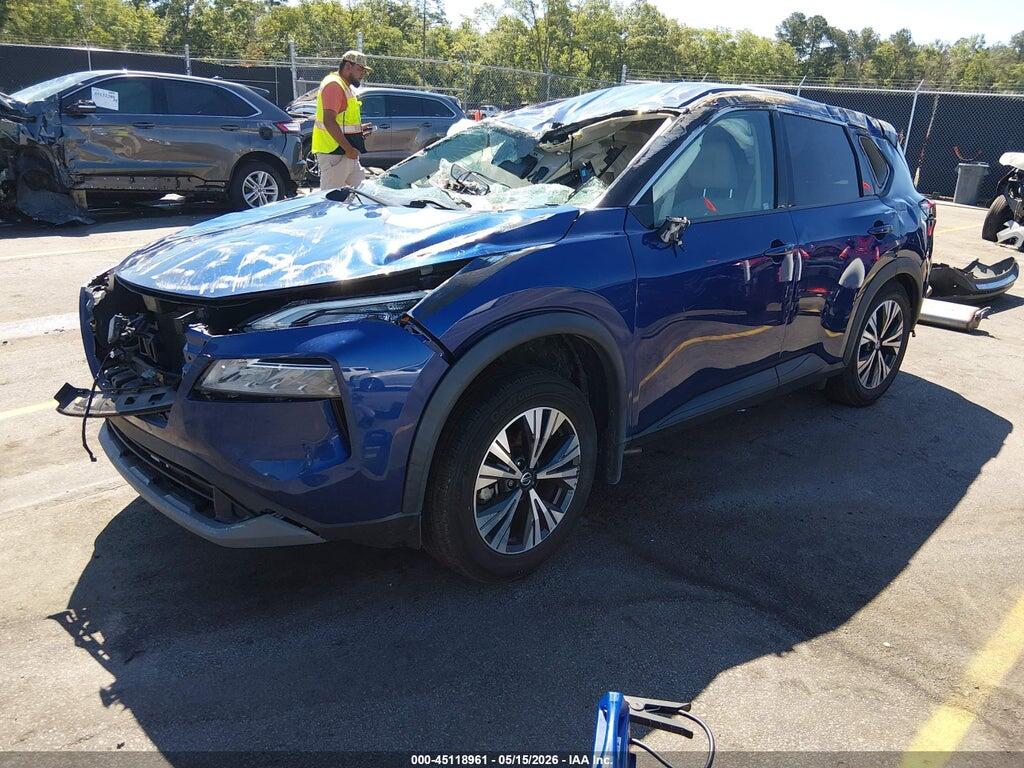 5N1AT3BA4MC814719 2021 NISSAN ROGUE photo no. 2