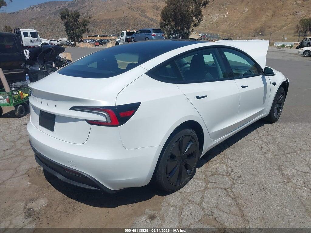 5YJ3E1EA6TF174196 2026 TESLA MODEL 3 photo no. 4