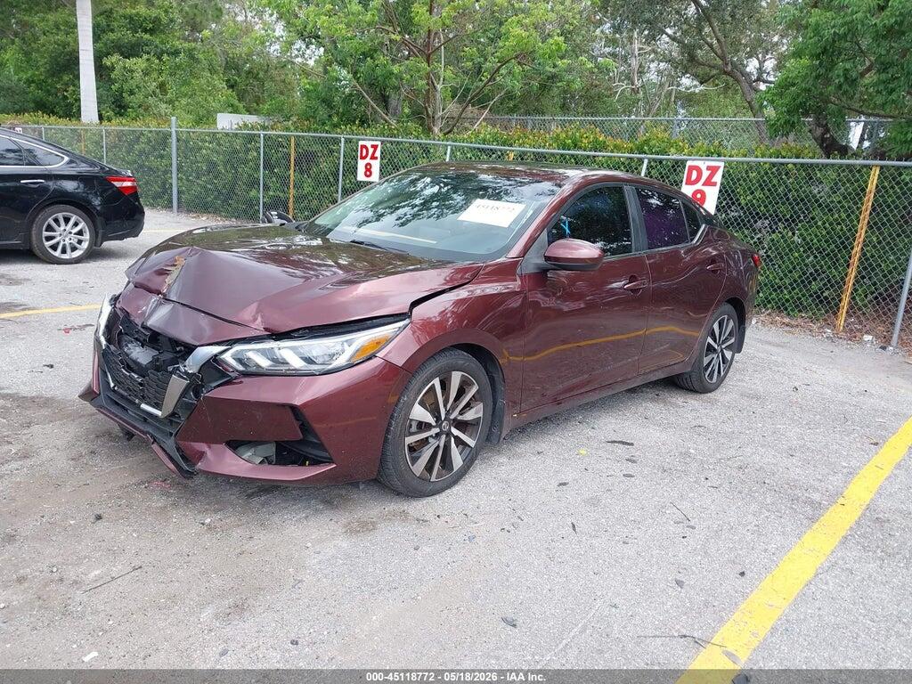 3N1AB8CV6MY291378 2021 NISSAN SENTRA photo no. 2