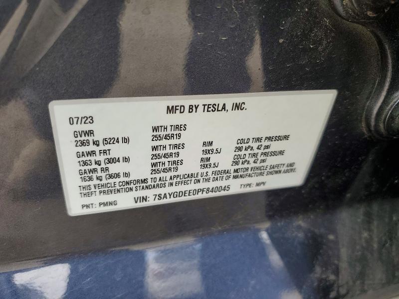 2023 TESLA MODEL Y — Фото 13 из 13