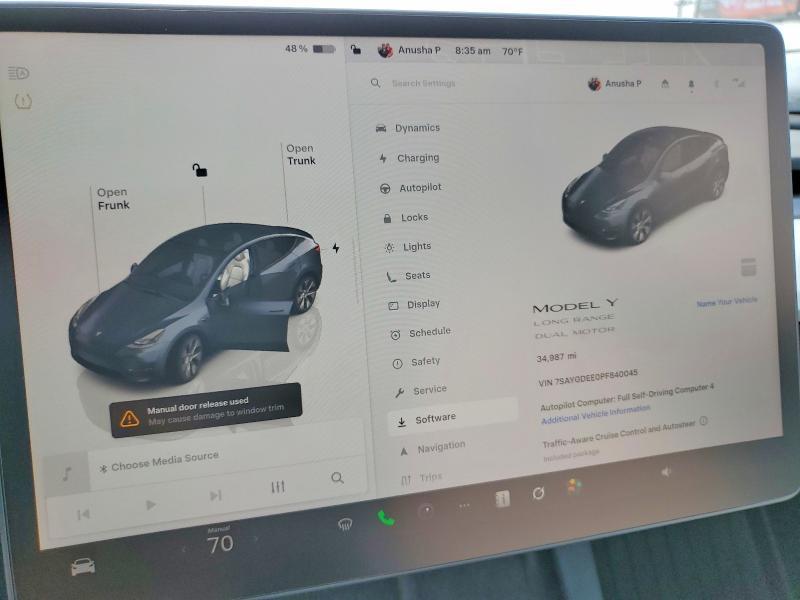 2023 TESLA MODEL Y — Фото 9 из 13