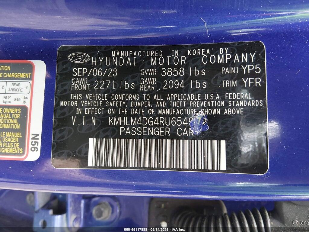 KMHLM4DG4RU654968 2024 HYUNDAI ELANTRA photo no. 9