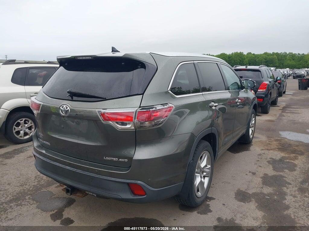 5TDDKRFH7FS212686 2015 TOYOTA HIGHLANDER photo no. 4