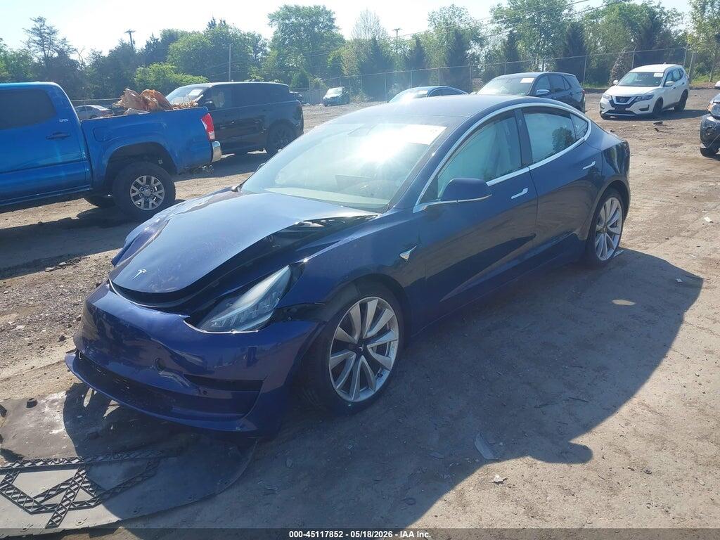5YJ3E1EA4JF049730 2018 TESLA MODEL 3 photo no. 2