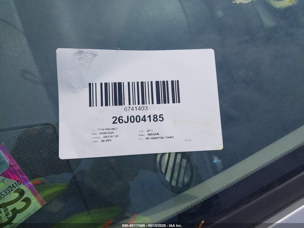3N1AB6AP3BL704893 2011 NISSAN SENTRA photo no. 12