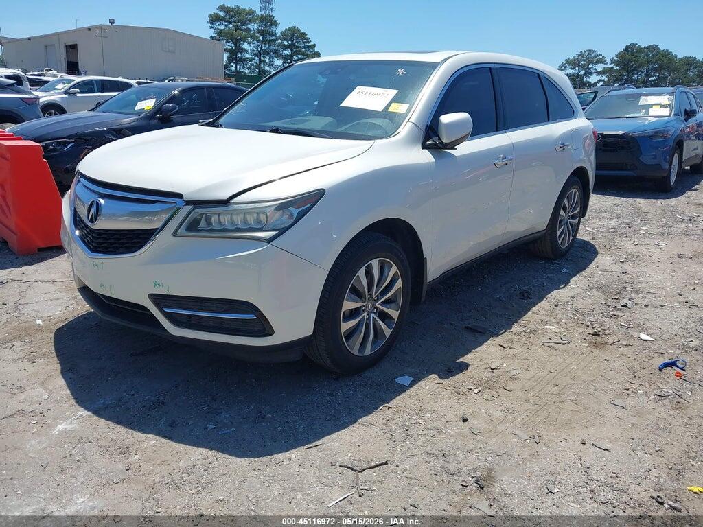 5FRYD3H49FB010907 2015 ACURA MDX photo no. 2