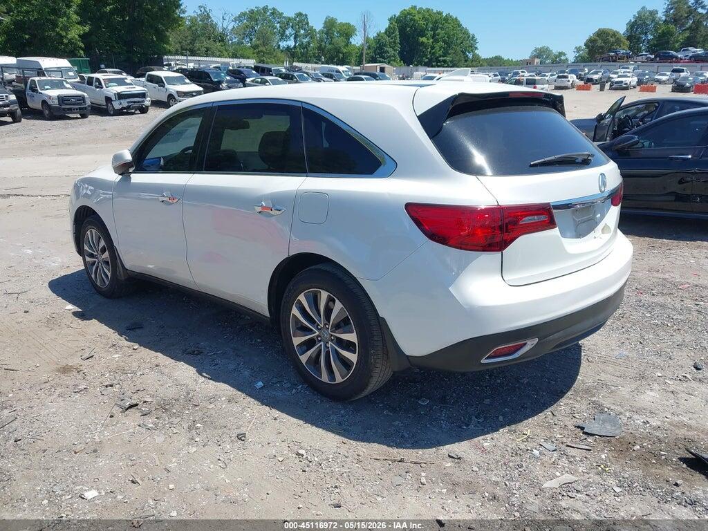 5FRYD3H49FB010907 2015 ACURA MDX photo no. 3