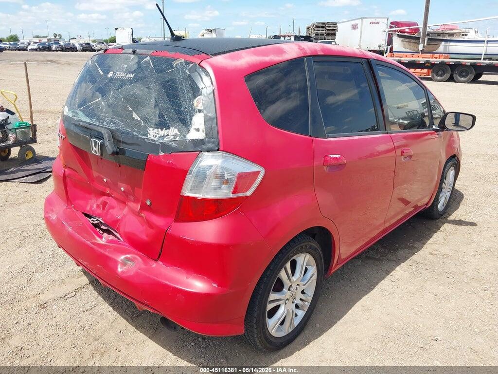 JHMGE8H27AC010754 2010 HONDA FIT photo no. 4