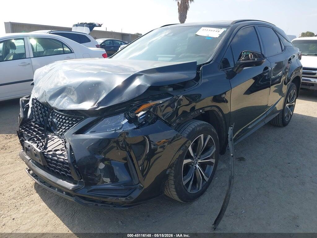 2T2HZMAA7MC194539 2021 LEXUS RX 350 photo no. 2