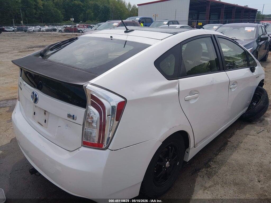 JTDKN3DU2C5398246 2012 TOYOTA PRIUS photo no. 4
