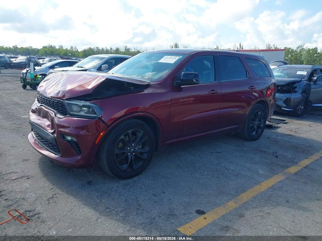 1C4RDHDG9MC721553 2021 DODGE DURANGO photo no. 2
