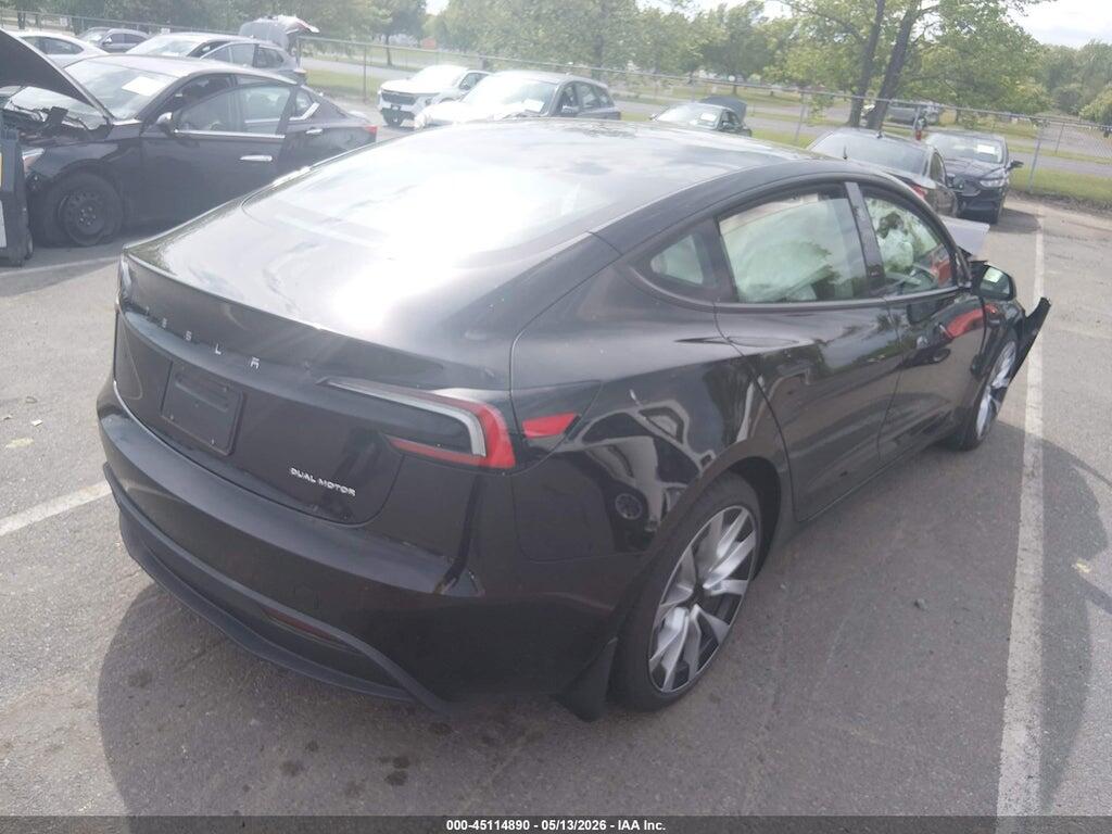 5YJ3E1EB5SF065056 2025 TESLA MODEL 3 photo no. 4