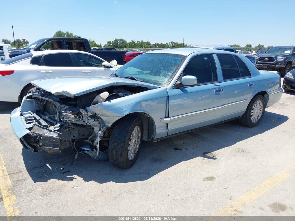 2MEFM75V28X600204 2008 MERCURY GRAND MARQUIS photo no. 2