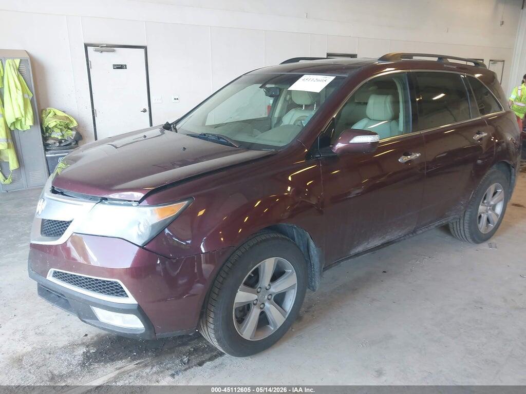 2HNYD2H35CH512459 2012 ACURA MDX photo no. 2