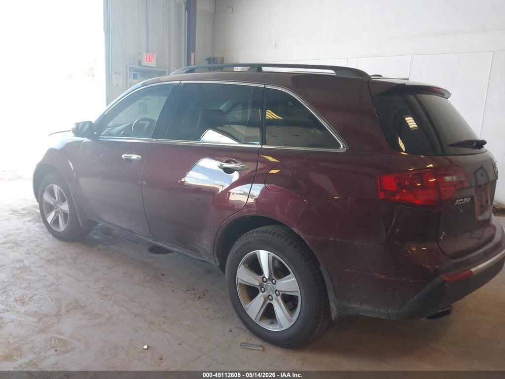 2HNYD2H35CH512459 2012 ACURA MDX photo no. 3
